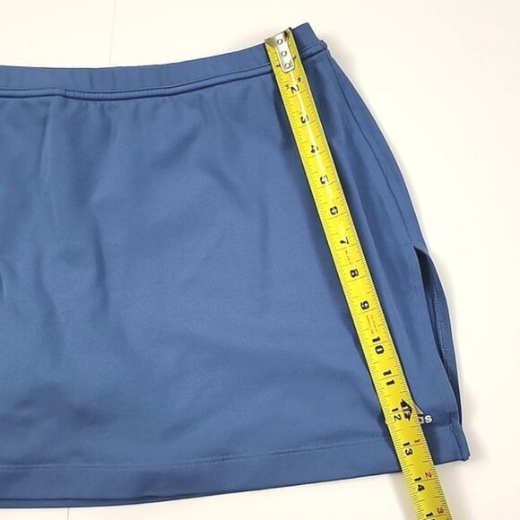 Adidas Clima 365 Women's Skort Skirt Blue Stretch Tennis Running Size Large - Picture 10 of 11